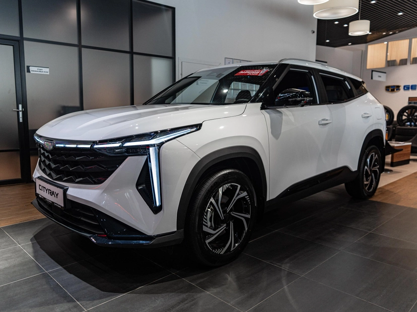 Автомобиль Geely Cityray I поколение 1.5 AMT (147 л.с.) Luxury Белый 2025 новый