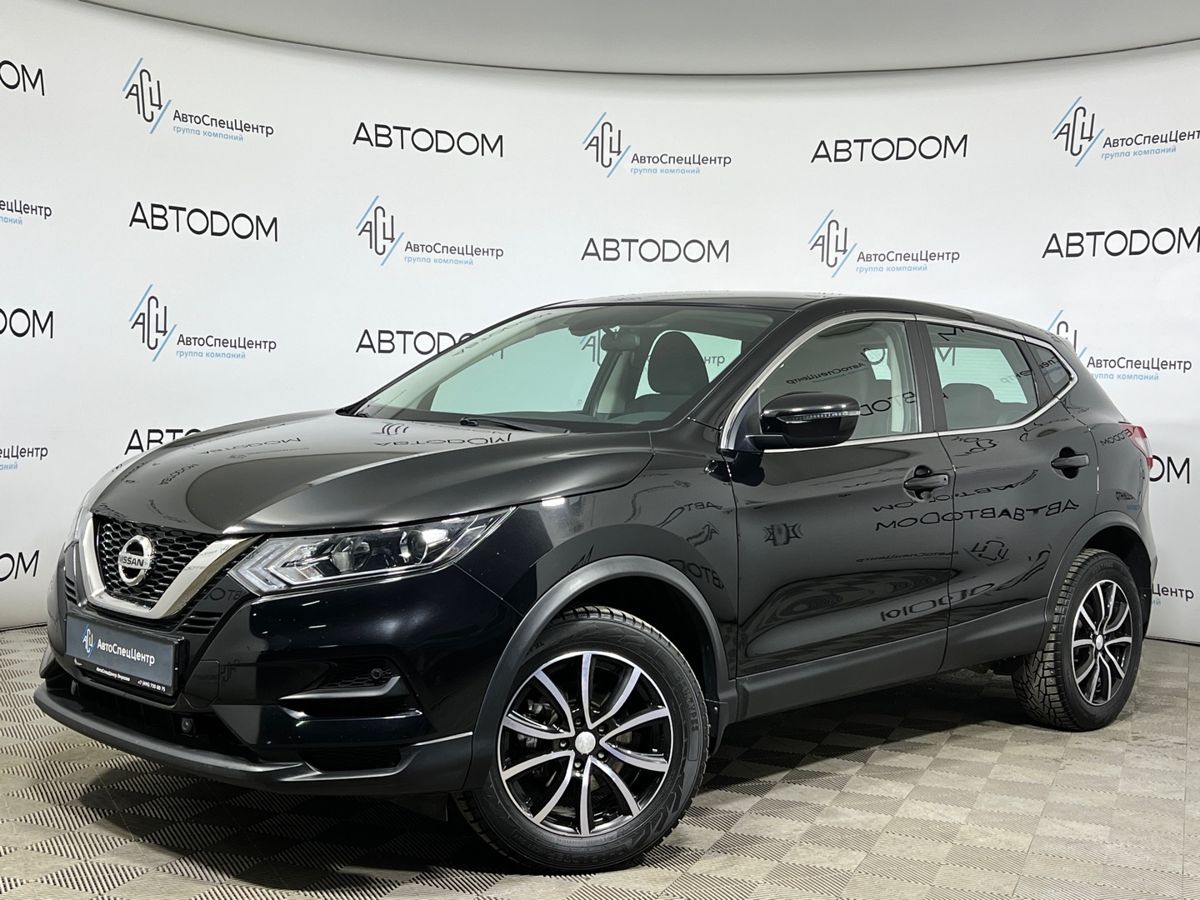 Автомобиль Nissan Qashqai II [рестайлинг] 2.0 CVT 4WD (144 л.с.) SE+ (2019-2020) Чёрный 2021 с пробегом 155 496 км