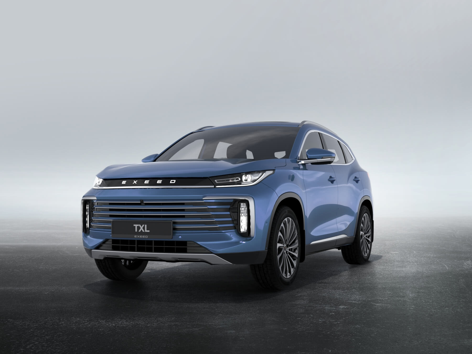 Автомобиль EXEED TXL I [2-й рестайлинг] 1.6 AMT 4WD (194 л.с.) Prestige Синий 2025 новый