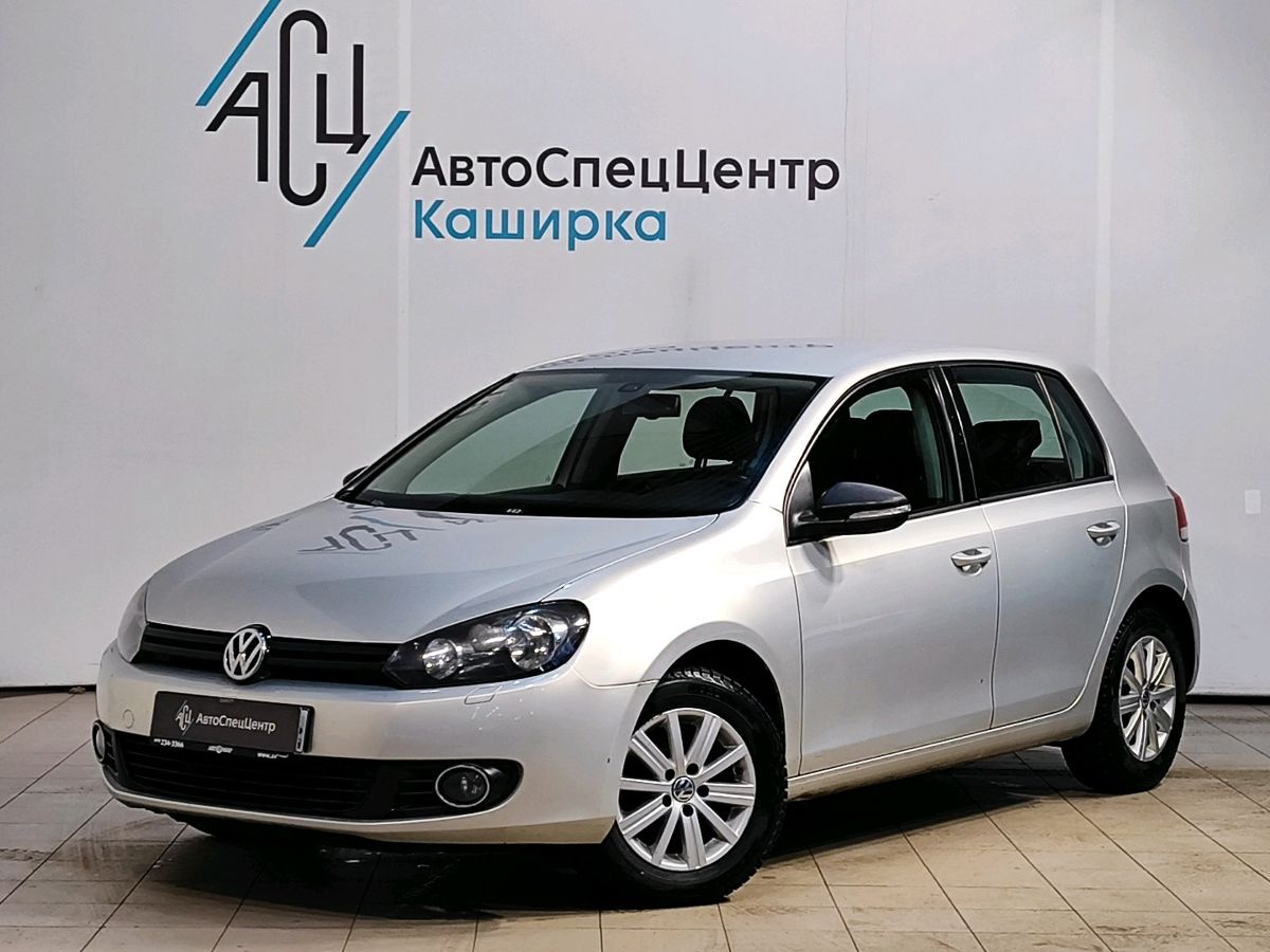 Автомобиль Volkswagen Golf VI поколение 1.4 AMT (122 л.с.) Trendline Серебристый 2012 с пробегом 169 281 км