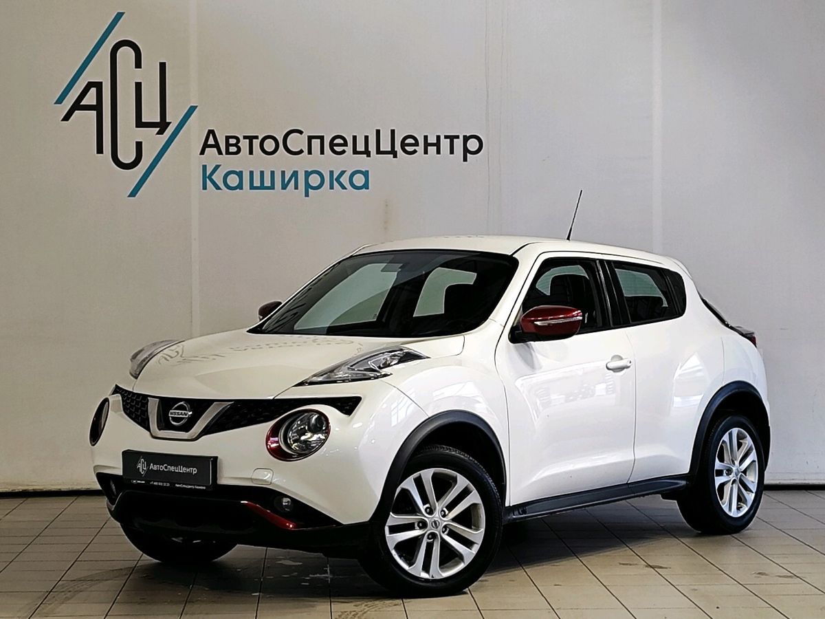 Nissan Juke I (F15) [рестайлинг] 1.6 CVT (117 л.с.) SE Белый 2015 с пробегом 91 966 км