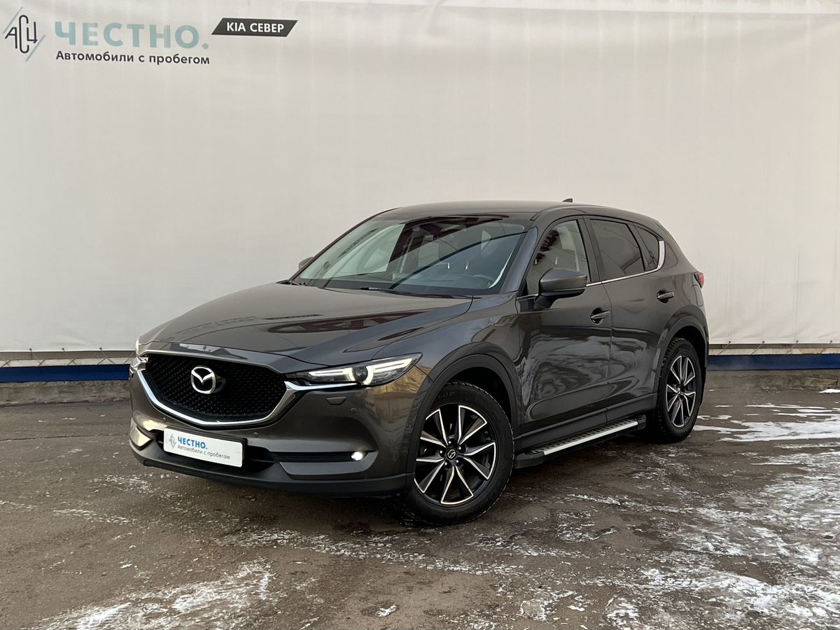 Автомобиль Mazda CX-5 II поколение 2.5 AT 4WD (194 л.с.) Supreme (Пакет 10) Коричневый 2018 с пробегом 148000 км