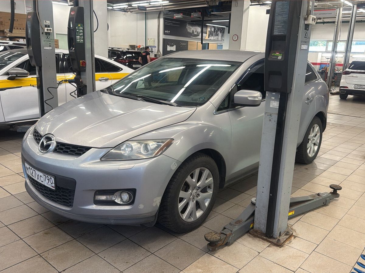 Mazda CX-7 I поколение 2.3 AT 4WD (238 л.с.) Touring Серебристый 2008 с пробегом 220 000 км
