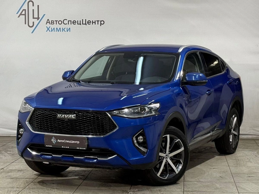 Автомобиль Haval F7x I поколение 1.5 AMT (150 л.с.) Elite Синий 2021 с пробегом 77 000 км
