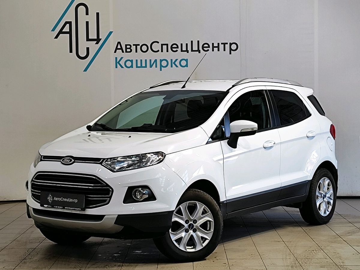 Ford EcoSport II поколение 1.6 AMT (122 л.с.) Titanium Белый 2015 с пробегом 93 402 км