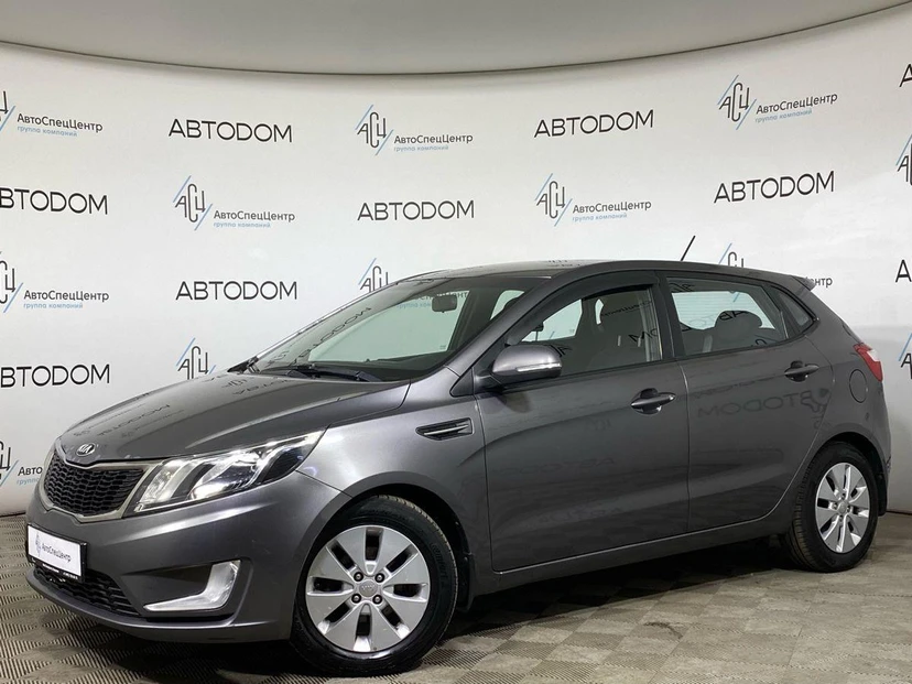 Kia Rio III поколение 1.6 4AT (123 л.с.) Prestige Серый 2014 с пробегом 156 818 км