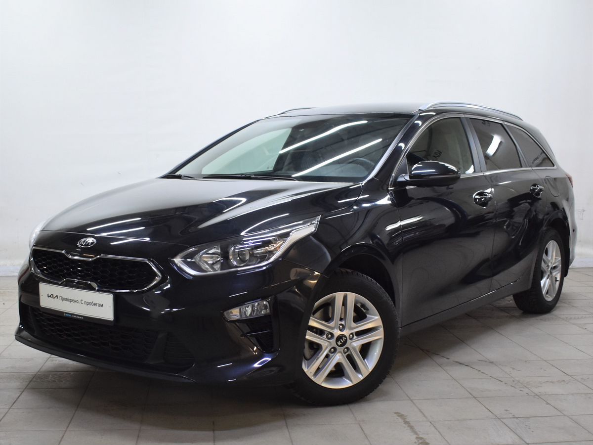 Автомобиль Kia Ceed III поколение 1.6 AT (128 л.с.) Prestige Черный 2021 с пробегом 40500 км