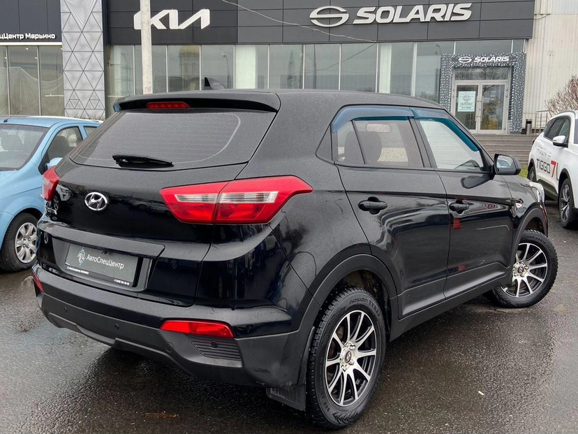 Автомобиль Hyundai Creta I поколение 2.0 AT 4WD (150 л.с.) Active Чёрный 2017 с пробегом 118 890 км