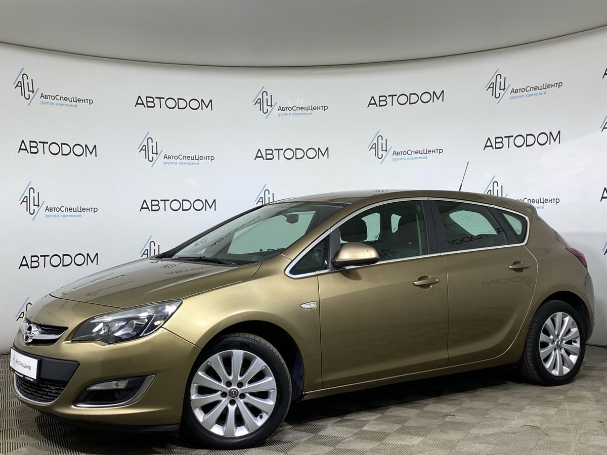 Opel Astra IV (J) [рестайлинг] 1.4 AT (140 л.с.) Cosmo Бежевый 2014 с пробегом 213 198 км
