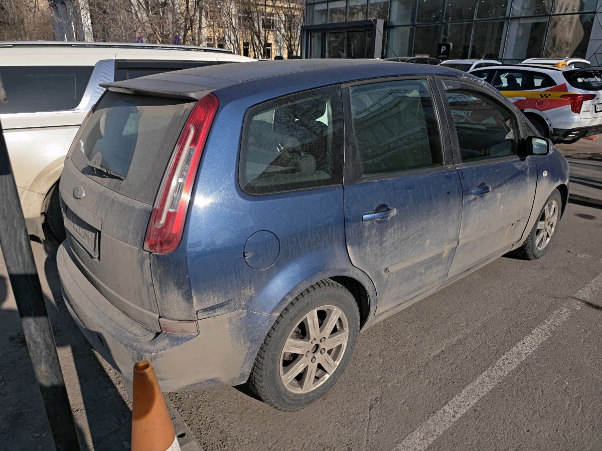 Автомобиль Ford C-Max I [рестайлинг] 1.8 MT (125 л.с.) Trend Синий 2008 с пробегом 319 381 км
