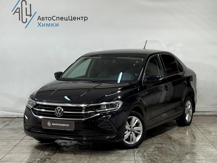 Автомобиль Volkswagen Polo VI поколение 1.4 AMT (125 л.с.) Exclusive Чёрный 2022 с пробегом 51 000 км