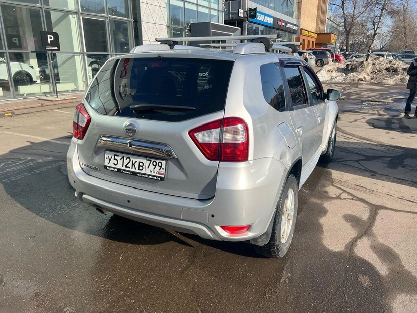 Автомобиль Nissan Terrano III поколение (D10) 2.0 AT 4WD (143 л.с.) Elegance Серебристый 2018 с пробегом 85 338 км