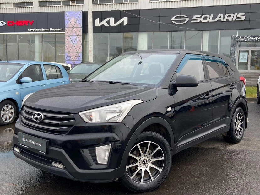Автомобиль Hyundai Creta I поколение 2.0 AT 4WD (150 л.с.) Active Чёрный 2017 с пробегом 118 890 км