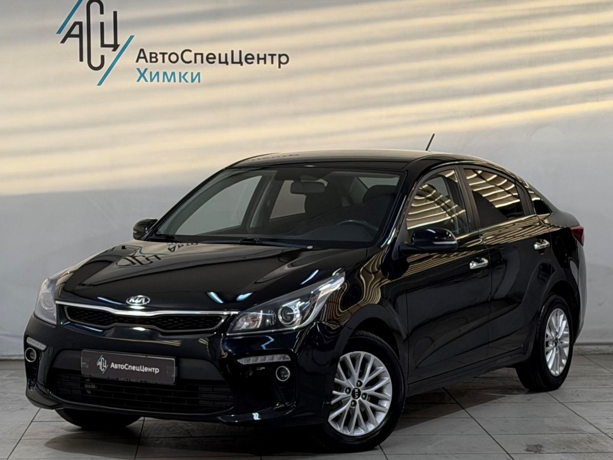 Kia Rio IV поколение 1.6 AT (123 л.с.) Luxe Чёрный 2018 с пробегом 95 000 км