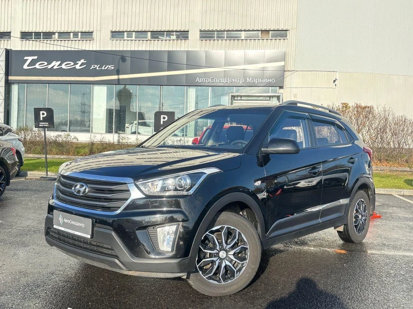 Hyundai Creta I поколение 2.0 AT (149 л.с.) Comfort Plus + Advanced Чёрный 2018 с пробегом 126 911 км