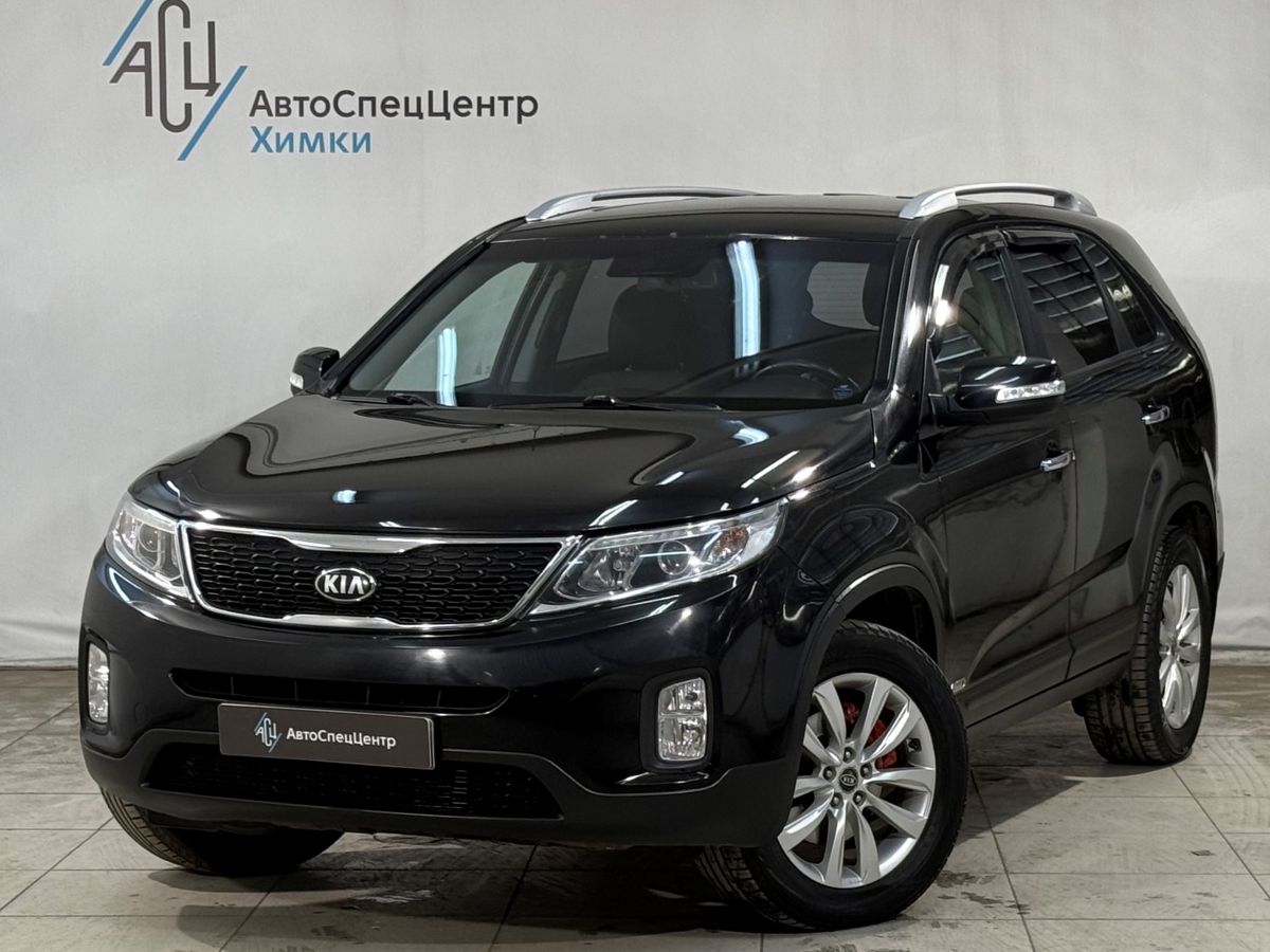 Kia Sorento II [рестайлинг] 2.4 AT 4WD (175 л.с.) New Comfort (2015) Чёрный 2015 с пробегом 142 000 км