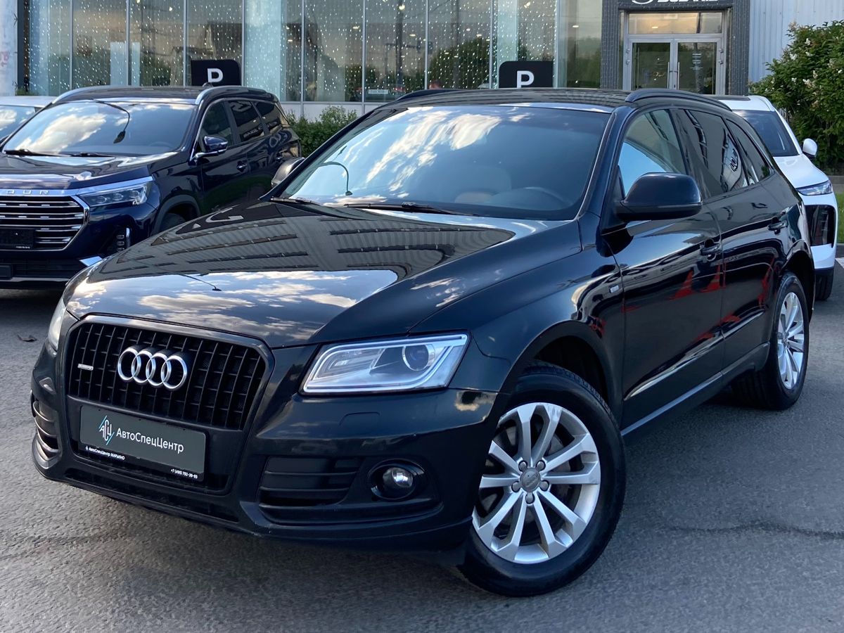 Audi Q5 I (8R) [рестайлинг] 2.0 AT 4WD (225 л.с.) Base Чёрный 2014 с пробегом 212 769 км