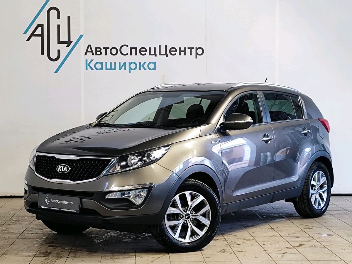 Kia Sportage III [рестайлинг] 2.0 MT 4WD (150 л.с.) Luxe Серый 2015 с пробегом 126 249 км