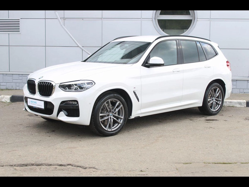 Автомобиль BMW X3 III поколение (G01) 2.0d AT 4WD (190 л.с.) Base Белый 2021 с пробегом 20 000 км