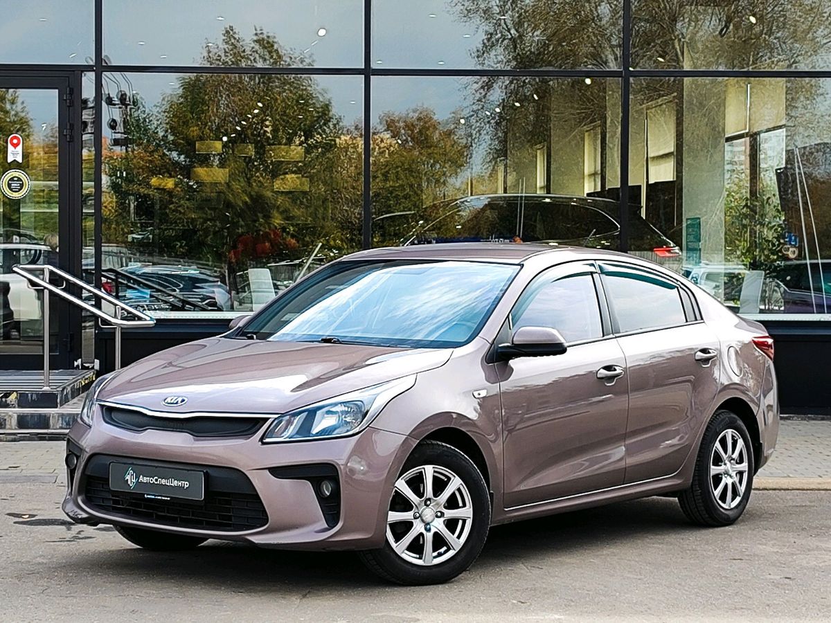 Kia Rio IV поколение 1.6 AT (123 л.с.) Comfort Коричневый 2018 с пробегом 184 402 км
