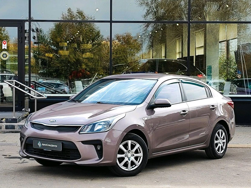 Kia Rio IV поколение 1.6 AT (123 л.с.) Comfort Коричневый 2018 с пробегом 184 402 км