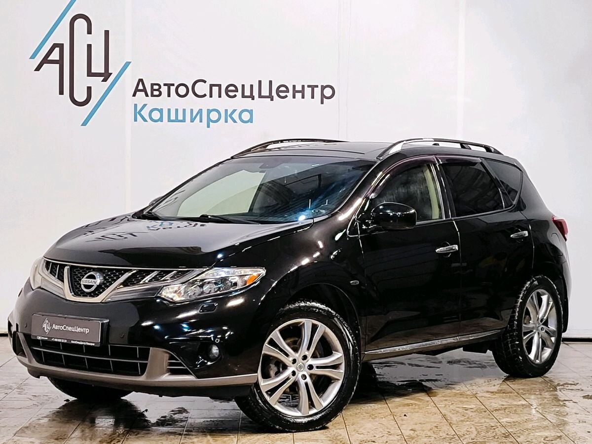 Автомобиль Nissan Murano II (Z51) [2-й рестайлинг] 3.5 CVT 4WD (249 л.с.) LE+ Чёрный 2013 с пробегом 175 710 км