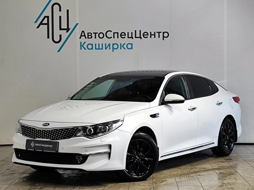 Автомобиль Kia Optima IV поколение 2.4 AT (188 л.с.) GT-line Белый 2018 с пробегом 121 135 км