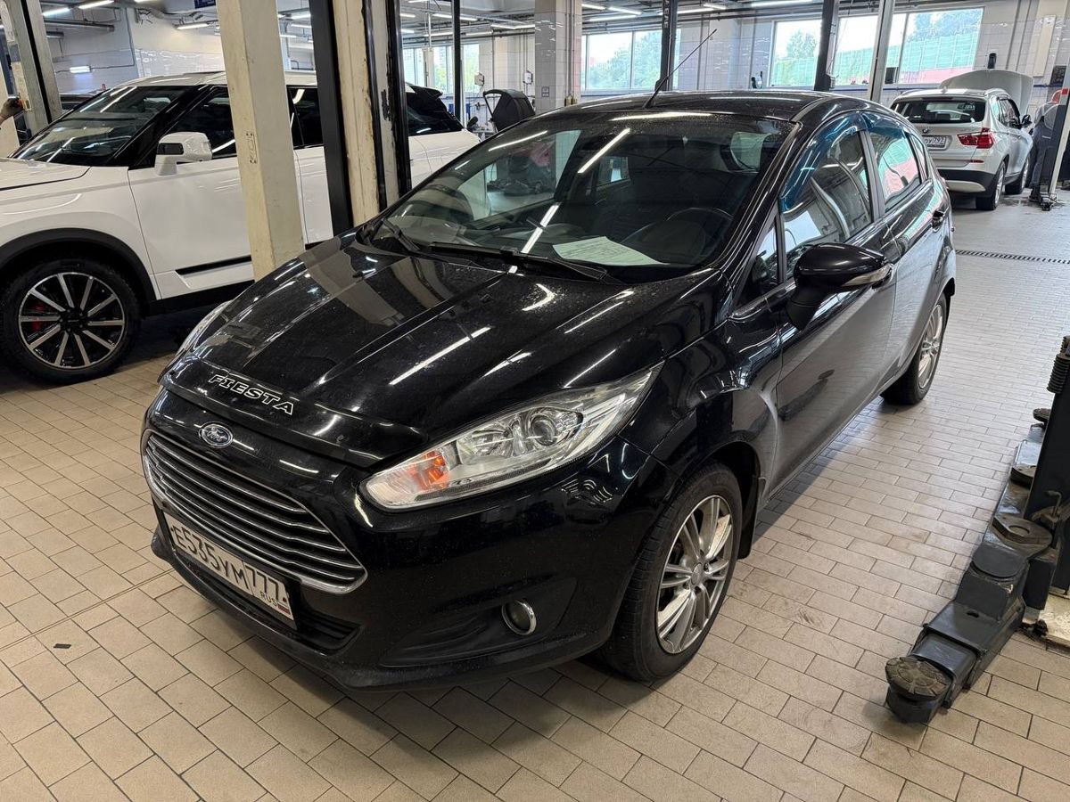 Ford Fiesta VI [рестайлинг] 1.6 AMT (105 л.с.) Trend Plus Чёрный 2016 с пробегом 134 784 км