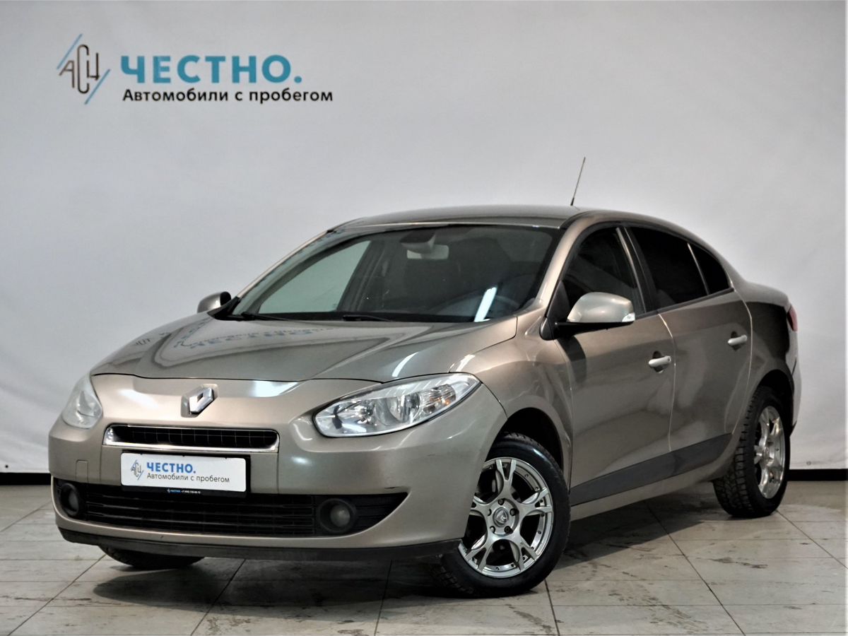 Автомобиль Renault Fluence I поколение 1.6 AT (106 л.с.) Base Бежевый 2010 с пробегом 190000 км