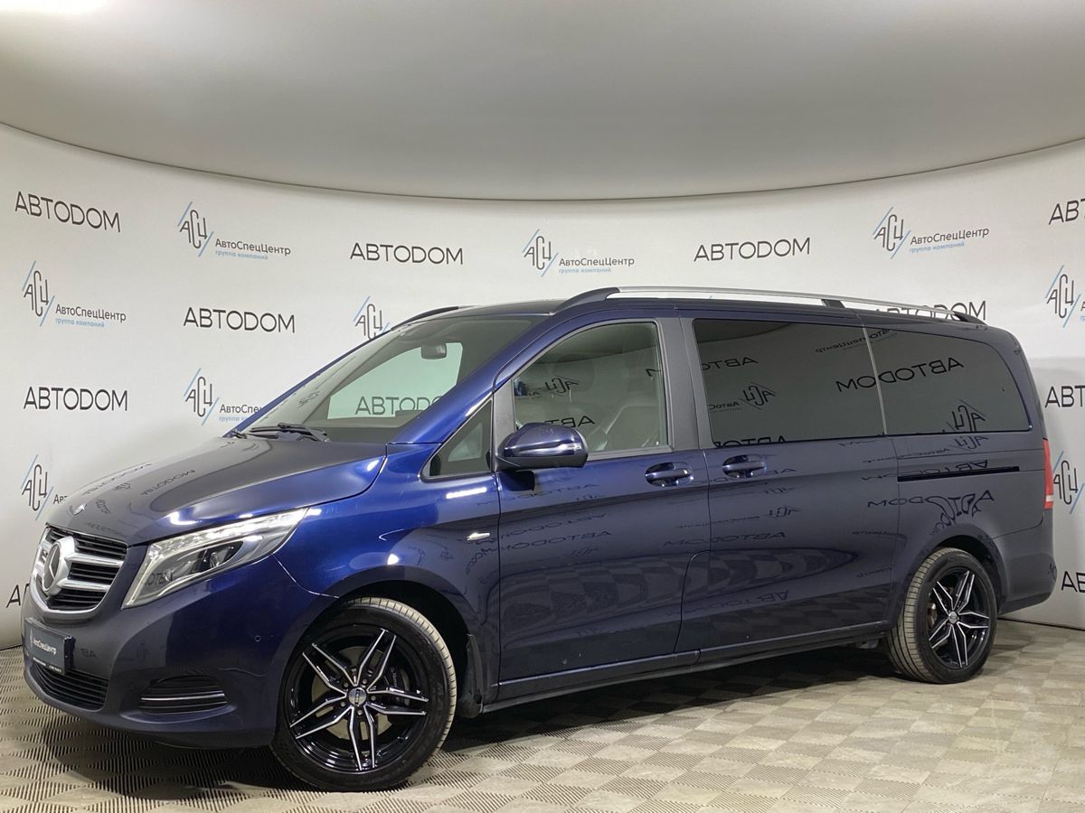 Mercedes-Benz V-Класс II поколение (W447) 250 2.1d AT 4Matic Long (190 л.с.) Base Синий 2016 с пробегом 258 500 км