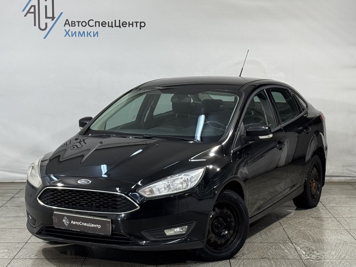 Автомобиль Ford Focus III [рестайлинг] 1.6 AMT (105 л.с.) Trend Чёрный 2016 с пробегом 216 000 км