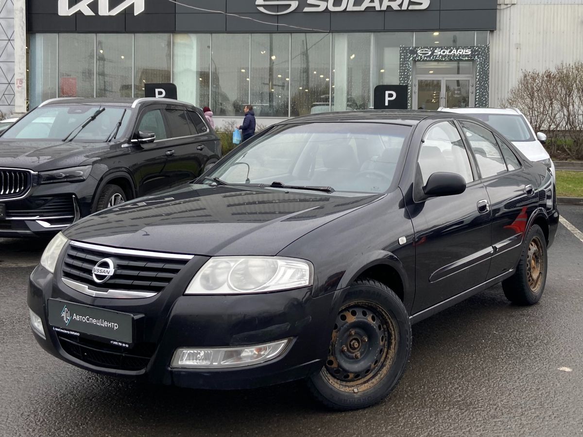 Автомобиль Nissan Almera Classic I поколение (B10) 1.6 MT (107 л.с.) Base Чёрный 2007 с пробегом 158 000 км