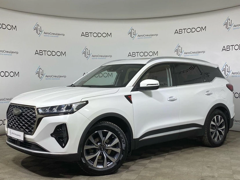 Автомобиль CHERY Tiggo 7 Pro Max I поколение 1.5 CVT (147 л.с.) Ultimate Белый 2022 с пробегом 43 500 км