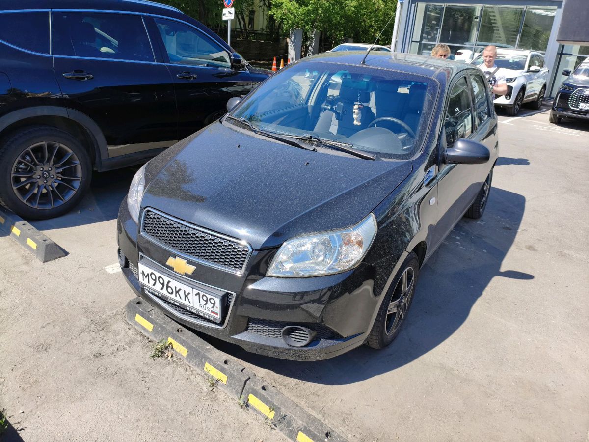 Chevrolet Aveo I (T250) [рестайлинг] 1.2 MT (84 л.с.) LS high Чёрный 2008 с пробегом 106 715 км
