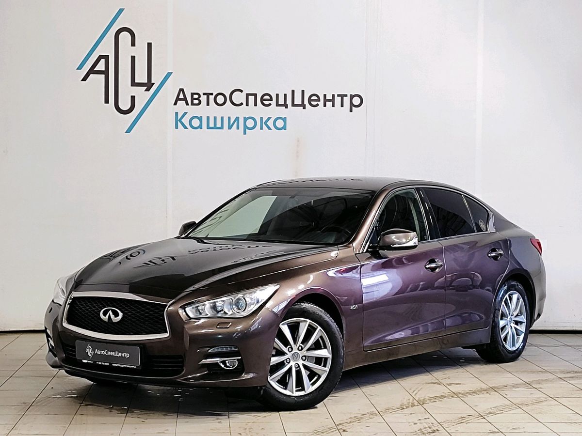 Infiniti Q50 I поколение 2.0 AT (211 л.с.) Elegance Коричневый 2015 с пробегом 77 985 км