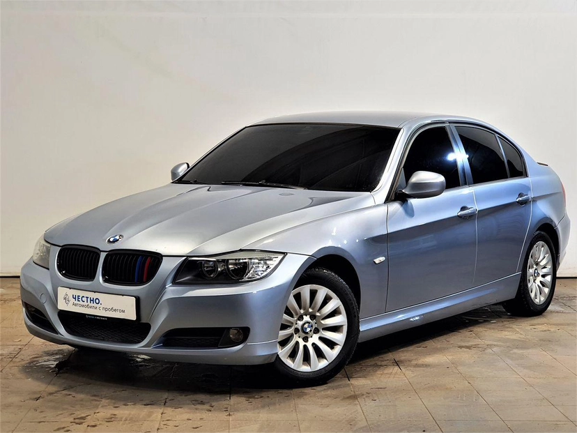 Автомобиль BMW 3 серии V (E90/E91/E92/E93) [рестайлинг] 318 2.0 AT (136 л.с.) Base Голубой 2009 с пробегом 197 000 км