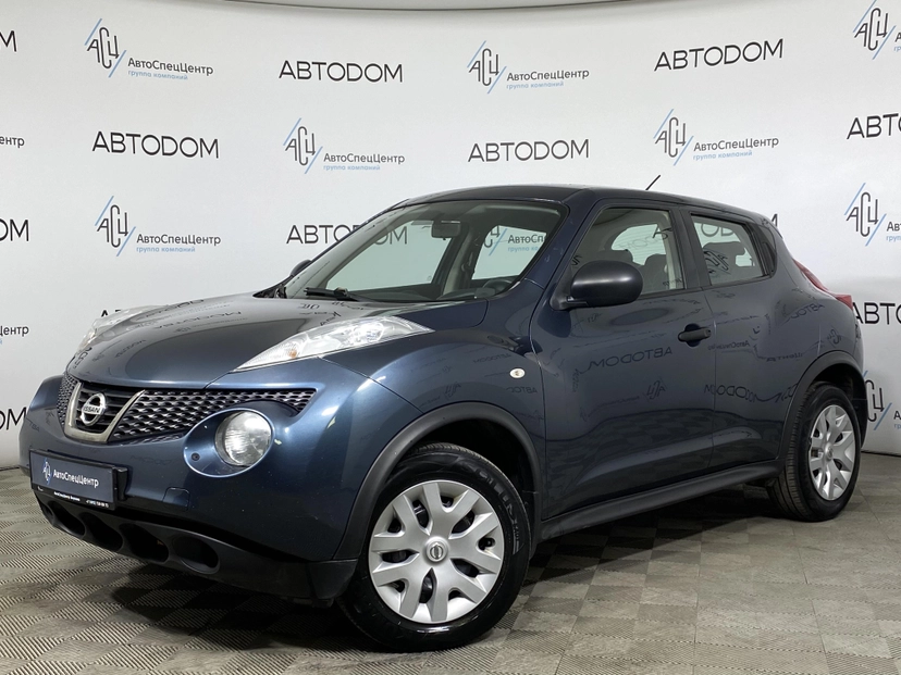 Автомобиль Nissan Juke I поколение (F15) 1.6 CVT (117 л.с.) SE Синий 2013 с пробегом 143 155 км