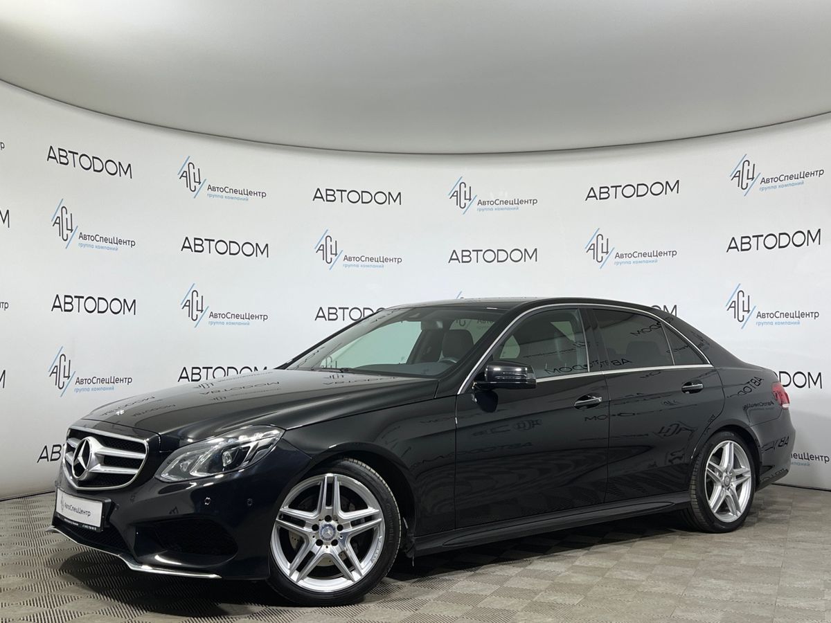 Mercedes-Benz E-Класс IV поколение (W212/S212/C207) 300 3.5 AT 4Matic (249 л.с.) Base Чёрный 2013 с пробегом 62 635 км