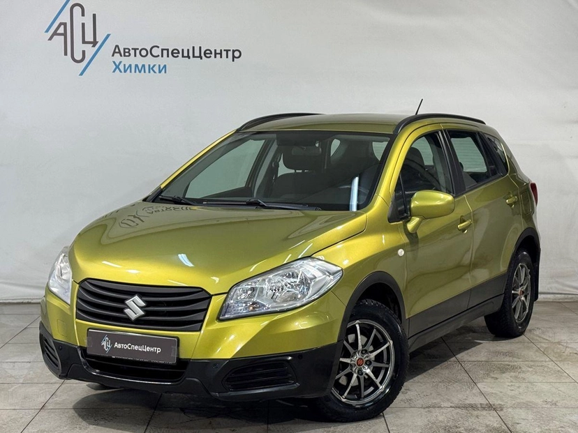 Автомобиль Suzuki SX4 II поколение 1.6 CVT (117 л.с.) GLX Зелёный 2014 с пробегом 88 000 км