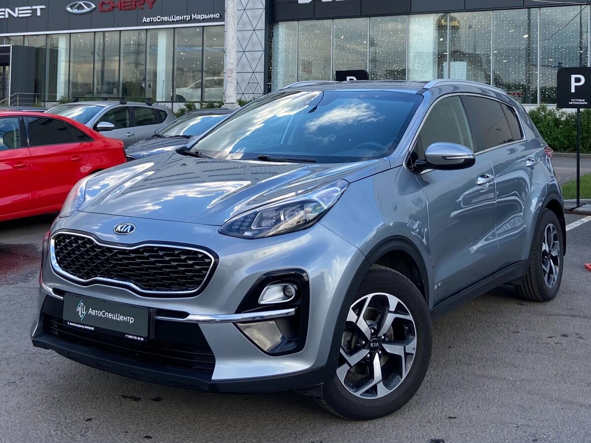 Kia Sportage IV [рестайлинг] 2.0 AT 4WD (150 л.с.) Luxe+ (2019) Серый 2020 с пробегом 78 000 км