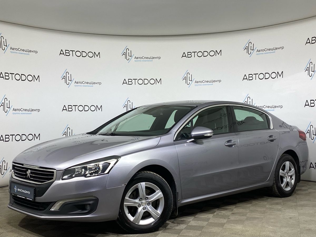 Автомобиль Peugeot 508 I [рестайлинг] 1.6 AMT (150 л.с.) Active Серебристый 2016 с пробегом 160 876 км