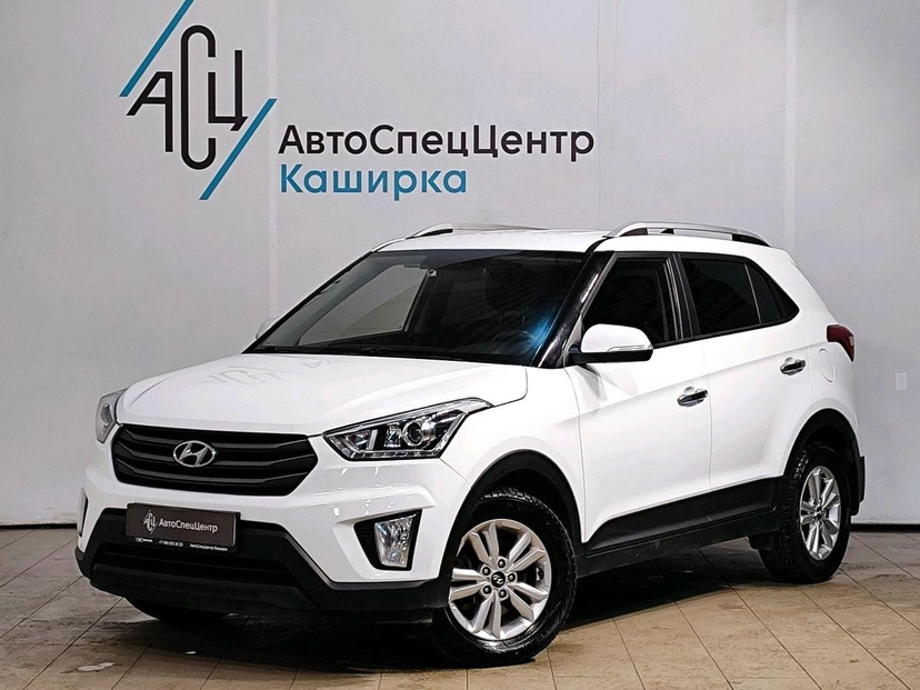 Автомобиль Hyundai Creta I поколение 2.0 AT (149 л.с.) Comfort Белый 2018 с пробегом 137 874 км
