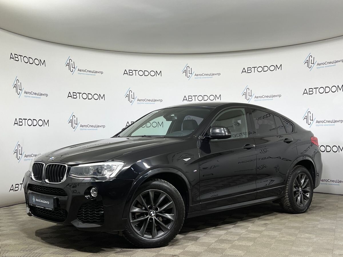 BMW X4 I поколение (F26) 2.0d AT 4WD (190 л.с.) Base Чёрный 2018 с пробегом 126 500 км