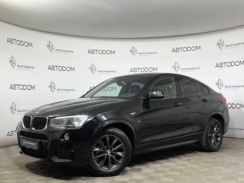 BMW X4 I поколение (F26) 2.0d AT 4WD (190 л.с.) Base Чёрный 2018 с пробегом 126 500 км