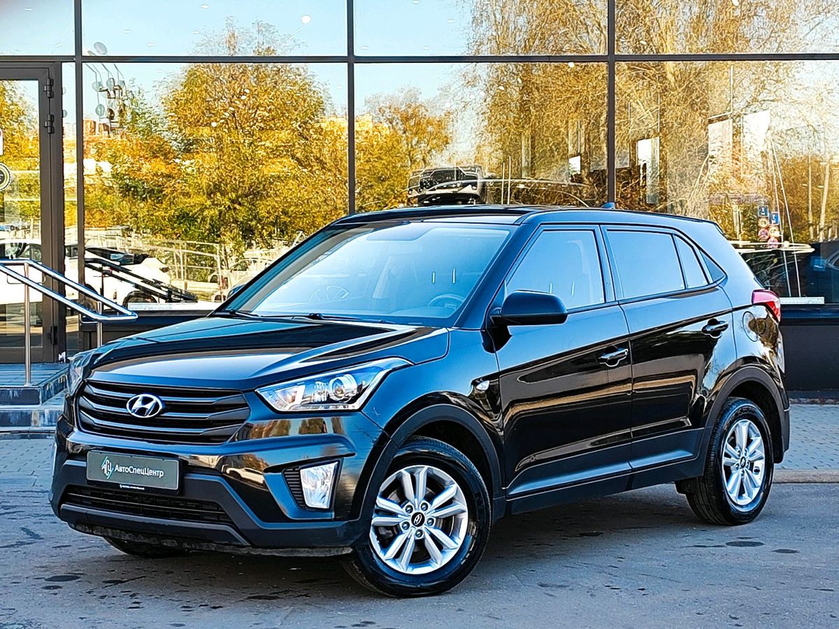 Hyundai Creta I поколение 1.6 AT (123 л.с.) Comfort Plus Чёрный 2020 с пробегом 66 268 км