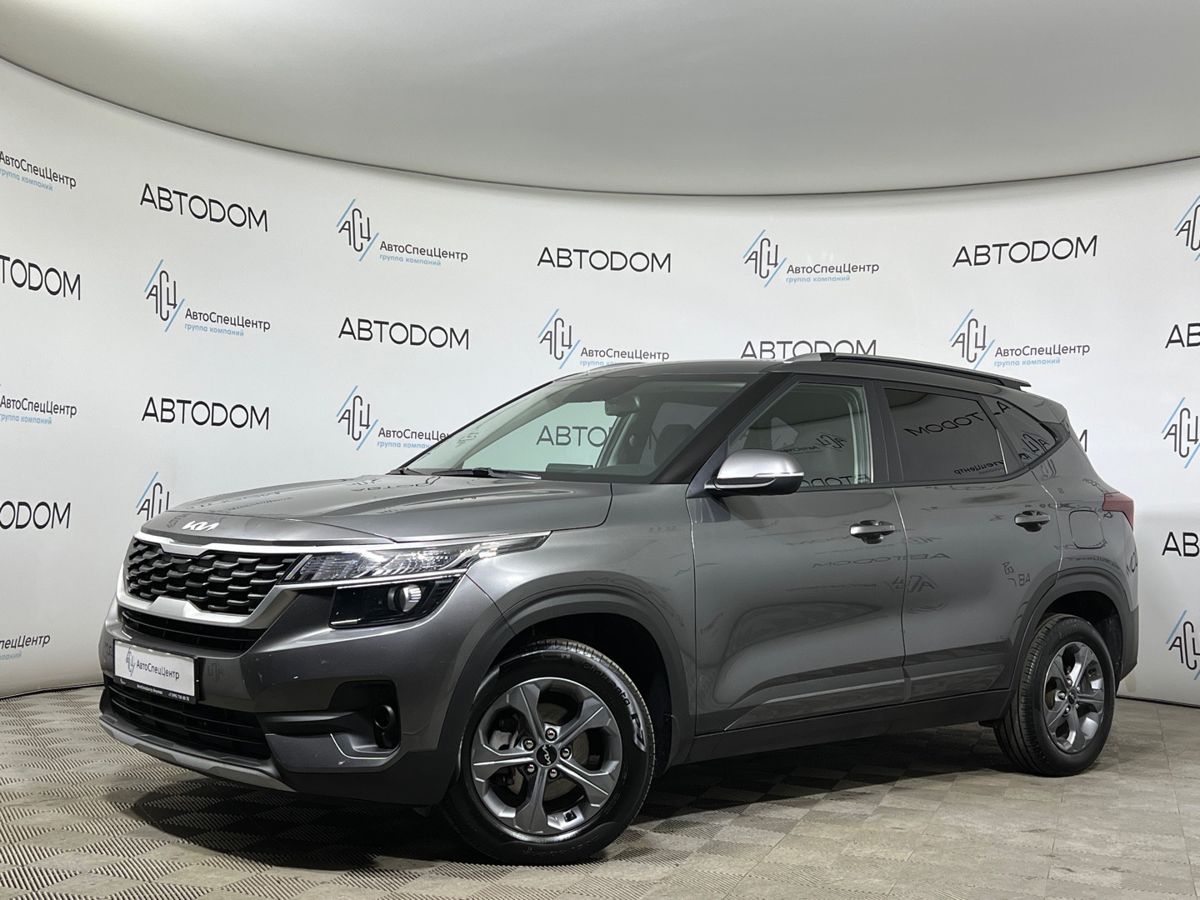 Kia Seltos I поколение 2.0 CVT (149 л.с.) Luxe Серый 2021 с пробегом 46 981 км