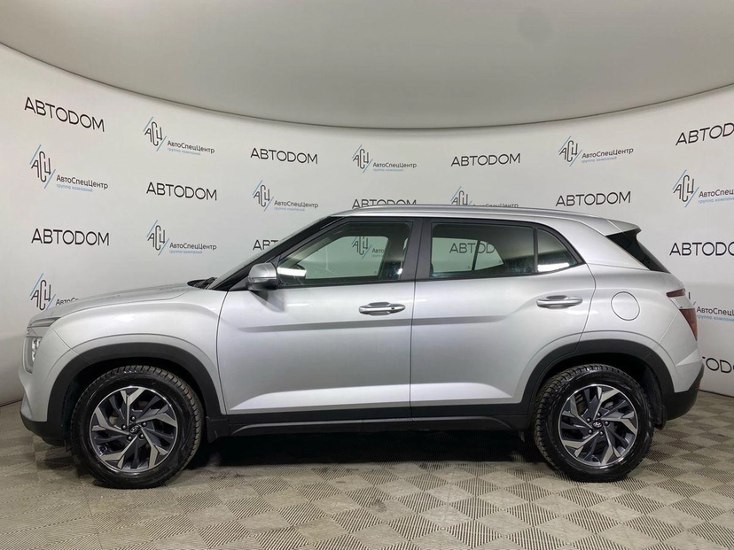Автомобиль Hyundai Creta II поколение 1.6 AT (123 л.с.) Lifestyle Серый 2021 с пробегом 43 140 км
