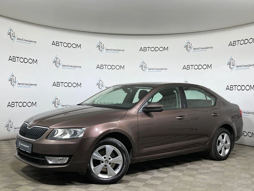 Skoda Octavia III поколение (A7) 1.6 AT (110 л.с.) Active Коричневый 2014 с пробегом 145 000 км