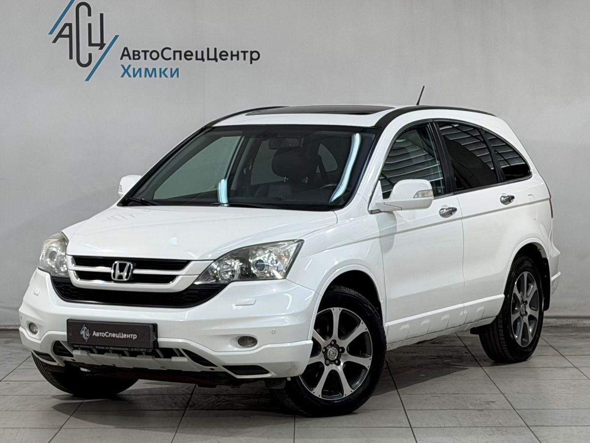 Honda CR-V III [рестайлинг] 2.4 AT 4WD (166 л.с.) Executive Белый 2012 с пробегом 197 000 км