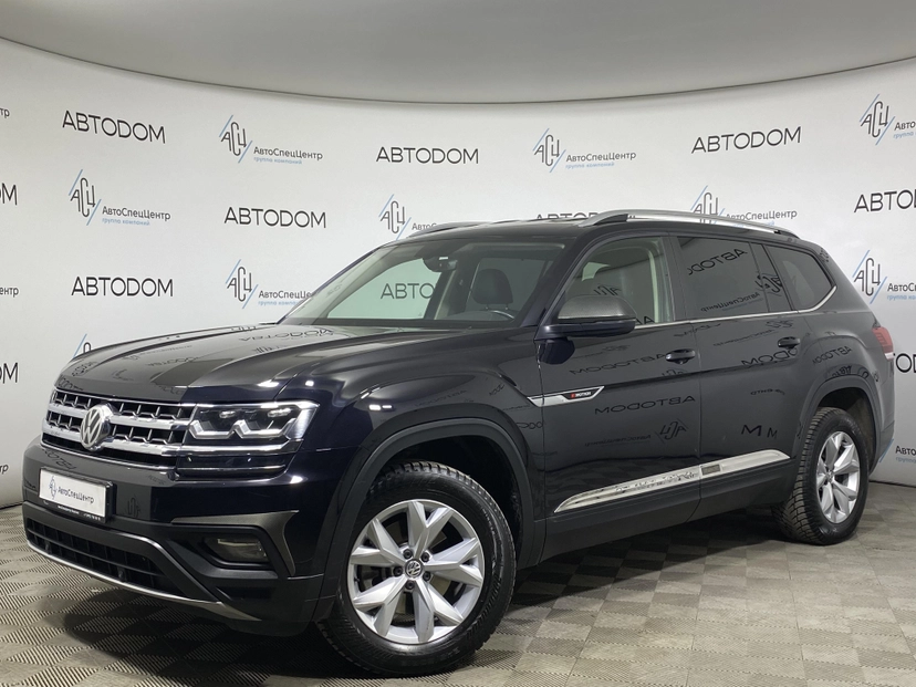 Автомобиль Volkswagen Teramont I поколение 3.6 V6 AT 4WD (280 л.с.) Respect Чёрный 2018 с пробегом 225 799 км
